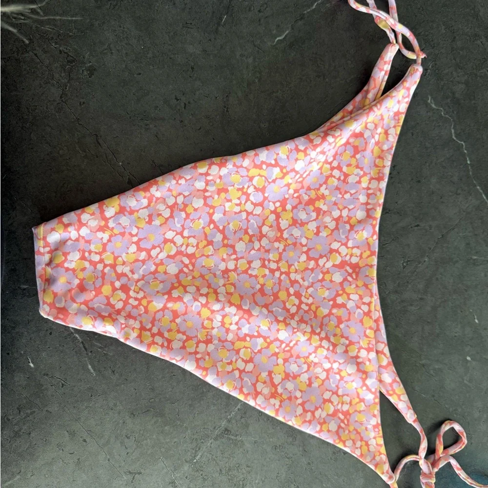 Kulani Kinis Pink and Yellow Floral Bikini - Picture 5 of 7